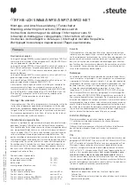 Предварительный просмотр 3 страницы steute RF RxT SW922-NET Mounting And Wiring Instructions