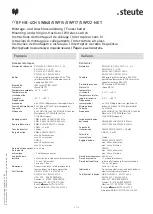 Предварительный просмотр 9 страницы steute RF RxT SW922-NET Mounting And Wiring Instructions