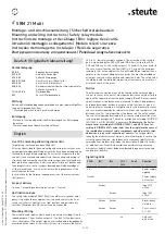 Preview for 2 page of steute SRM 21 Multi Mounting And Wiring Instructions