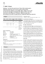 Preview for 3 page of steute SRM 21 Multi Mounting And Wiring Instructions