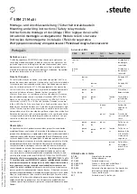 Preview for 6 page of steute SRM 21 Multi Mounting And Wiring Instructions