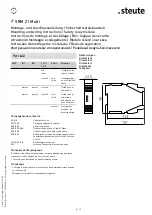 Preview for 8 page of steute SRM 21 Multi Mounting And Wiring Instructions