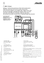 Preview for 14 page of steute SRM 21 Multi Mounting And Wiring Instructions