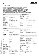 Preview for 16 page of steute SRM 21 Multi Mounting And Wiring Instructions