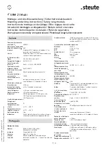 Preview for 17 page of steute SRM 21 Multi Mounting And Wiring Instructions