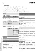 Предварительный просмотр 3 страницы steute SRM 21 RT2 Mounting And Wiring Instructions