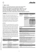 Предварительный просмотр 4 страницы steute SRM 21 RT2 Mounting And Wiring Instructions