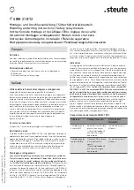 Предварительный просмотр 5 страницы steute SRM 21 RT2 Mounting And Wiring Instructions
