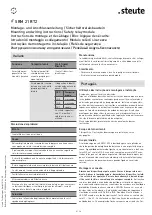 Предварительный просмотр 6 страницы steute SRM 21 RT2 Mounting And Wiring Instructions