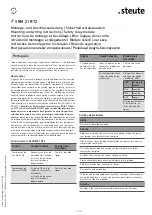 Предварительный просмотр 7 страницы steute SRM 21 RT2 Mounting And Wiring Instructions