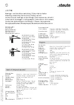 Preview for 6 page of steute ST 98 Mounting And Wiring Instructions