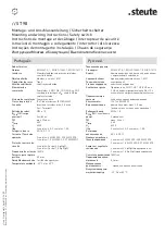 Preview for 8 page of steute ST 98 Mounting And Wiring Instructions