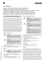 Preview for 2 page of steute STM 295-B6 Mounting And Wiring Instructions