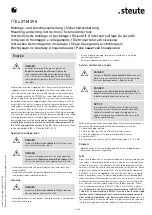 Preview for 4 page of steute STM 295-B6 Mounting And Wiring Instructions