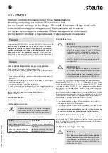 Preview for 7 page of steute STM 295-B6 Mounting And Wiring Instructions