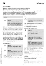 Preview for 8 page of steute STM 295-B6 Mounting And Wiring Instructions