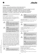 Preview for 10 page of steute STM 295-B6 Mounting And Wiring Instructions
