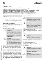 Preview for 12 page of steute STM 295-B6 Mounting And Wiring Instructions