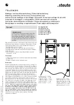 Preview for 13 page of steute STM 295-B6 Mounting And Wiring Instructions