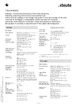 Preview for 20 page of steute STM 295-B6 Mounting And Wiring Instructions