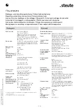 Preview for 21 page of steute STM 295-B6 Mounting And Wiring Instructions