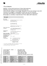 Preview for 22 page of steute STM 295-B6 Mounting And Wiring Instructions