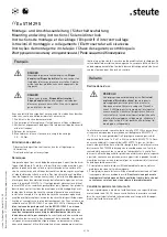Предварительный просмотр 6 страницы steute STM 295 Mounting And Wiring Instructions