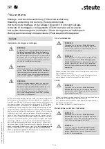 Предварительный просмотр 7 страницы steute STM 295 Mounting And Wiring Instructions