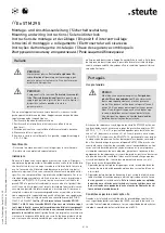 Предварительный просмотр 8 страницы steute STM 295 Mounting And Wiring Instructions