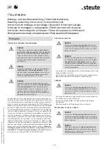 Предварительный просмотр 9 страницы steute STM 295 Mounting And Wiring Instructions
