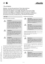 Предварительный просмотр 11 страницы steute STM 295 Mounting And Wiring Instructions