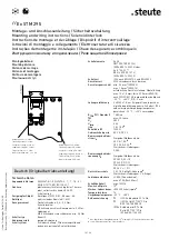 Предварительный просмотр 16 страницы steute STM 295 Mounting And Wiring Instructions