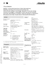 Предварительный просмотр 19 страницы steute STM 295 Mounting And Wiring Instructions