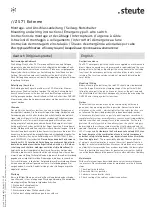 steute ZS 71 Extreme Mounting And Wiring Instructions preview