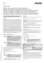 Preview for 2 page of steute ZS 71 VD Mounting And Wiring Instructions