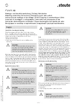 Preview for 3 page of steute ZS 71 VD Mounting And Wiring Instructions