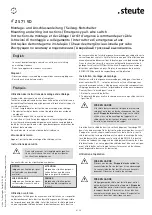 Preview for 4 page of steute ZS 71 VD Mounting And Wiring Instructions