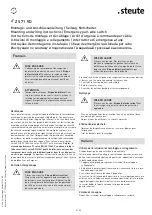 Preview for 5 page of steute ZS 71 VD Mounting And Wiring Instructions