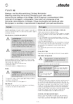 Preview for 7 page of steute ZS 71 VD Mounting And Wiring Instructions