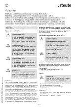 Preview for 10 page of steute ZS 71 VD Mounting And Wiring Instructions