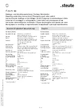 Preview for 15 page of steute ZS 71 VD Mounting And Wiring Instructions