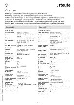 Preview for 17 page of steute ZS 71 VD Mounting And Wiring Instructions