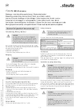 Предварительный просмотр 2 страницы steute ZS 73 HES Extreme Mounting And Wiring Instructions