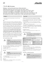 Предварительный просмотр 3 страницы steute ZS 73 HES Extreme Mounting And Wiring Instructions