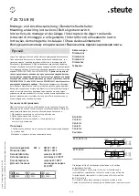 Preview for 4 page of steute ZS 73 S Mounting And Wiring Instructions