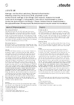 steute ZS 73 SR Mounting And Wiring Instructions preview