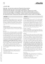 Preview for 2 page of steute ZS 73 SR Mounting And Wiring Instructions