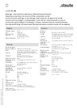 Preview for 5 page of steute ZS 73 SR Mounting And Wiring Instructions