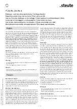 Preview for 2 page of steute ZS 75 Mounting And Wiring Instructions