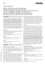 Preview for 4 page of steute ZS 75 Mounting And Wiring Instructions
